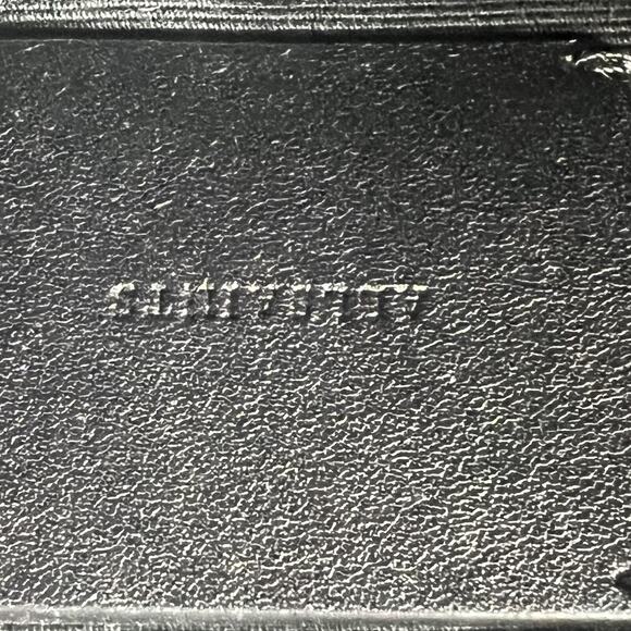 AllSaints Cotton Chain Crossbody Bag Knit Lamb Leather Trim - Picture 12 of 14